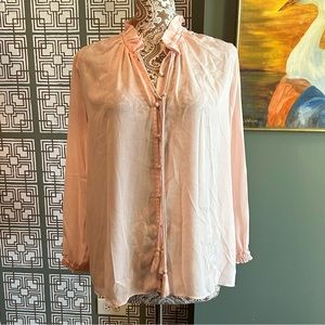 NWT Maje rose pink blouse e18ciana